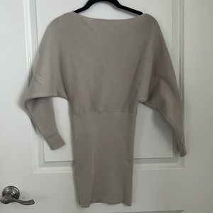 Sweater mini dress